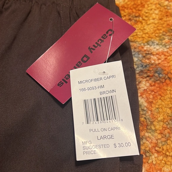 NWT Cathy Daniel’s black pants size large - Picture 2 of 4